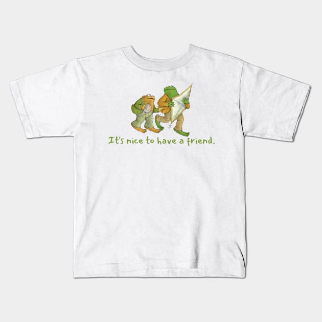 It's Nice to Have a Friend Kids T-Shirt by DaisyJamesGA